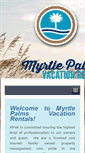 Mobile Screenshot of myrtlepalmsvacationrentals.com